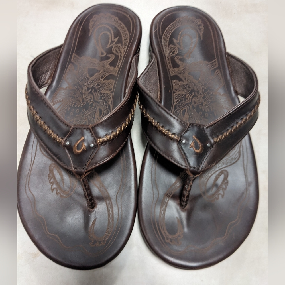 Oulkai Mea Ola Mens Beach Sandals Size 11
